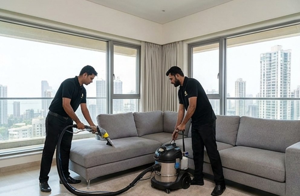 Sofa and living room deep cleaning